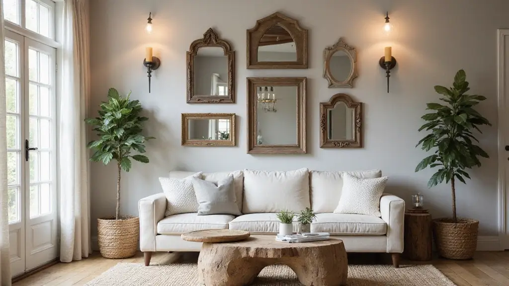 30+ Mirror Wall Decor with Pictures for a Personalized Gallery Feel
