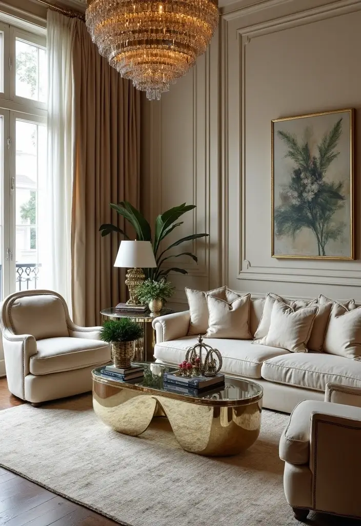 30+ Wall Decor Ideas with Mirror for Chic and Bright Interiors 18 30+ Wall Decor Ideas with Mirror for Chic and Bright Interiors - 18. Mirrored Furniture Accent