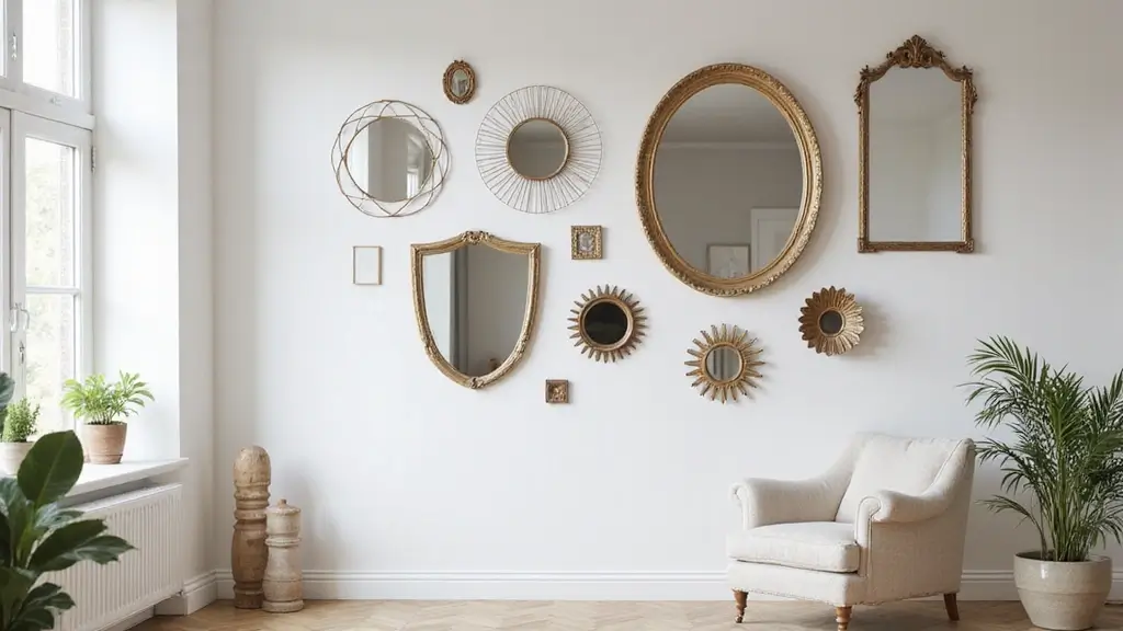 30+ Wall Decor Ideas with Mirror for Chic and Bright Interiors
