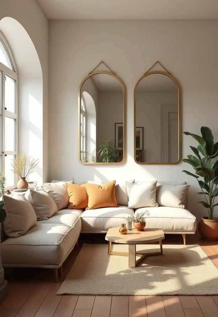 30+ Wall Mirror Decor Ideas to Reflect More Light and Style in Your Home 19 30+ Wall Mirror Decor Ideas to Reflect More Light and Style in Your Home - 19. Use Mirrors in Layered Lighting