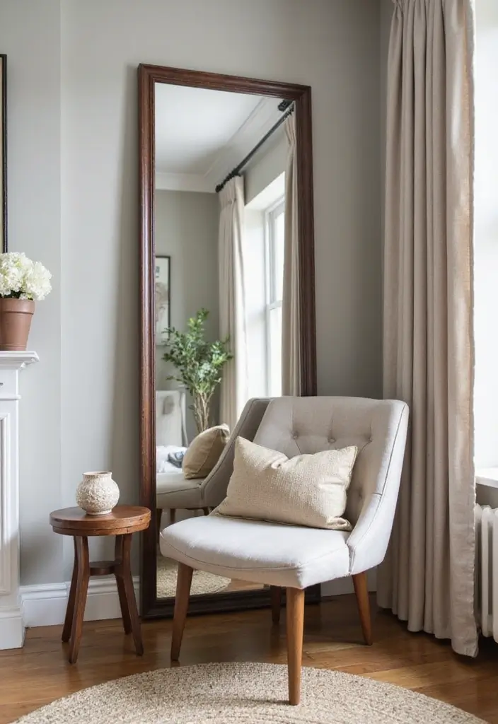 30+ Wall Mirror Decor Ideas to Reflect More Light and Style in Your Home 30 30+ Wall Mirror Decor Ideas to Reflect More Light and Style in Your Home - 30. Utilize Mirrors in Small Nooks